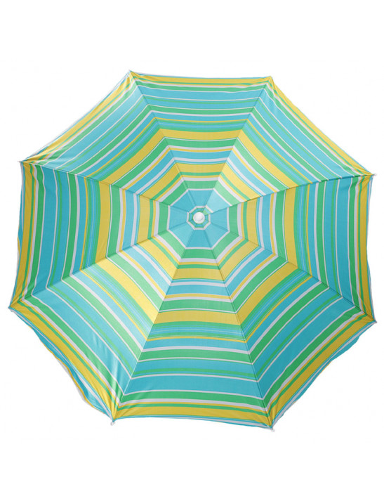 Зонт пляжный «Модерн» с серебряным покрытием, d=150 cм, h=170 см, МИКС