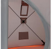 Палатка зимняя Helios куб, 1,5 × 1,5 м, цвет orange lumi/gray