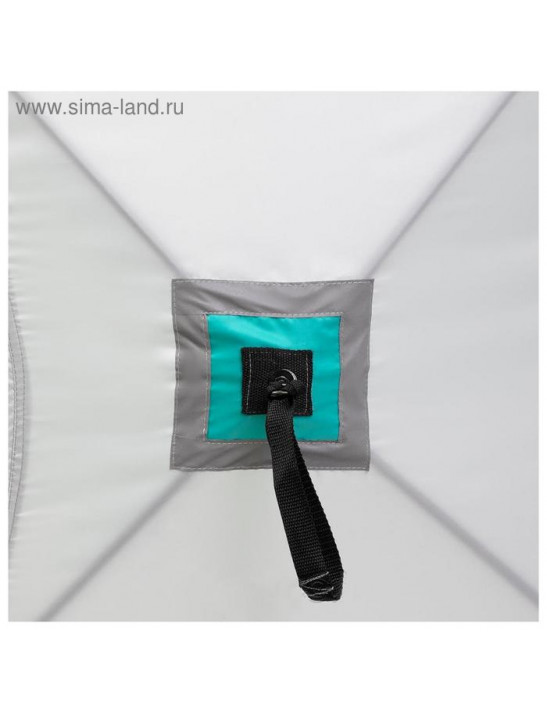 Палатка зимняя PREMIER куб, 1,8 × 1,8 м, цвет biruza/gray