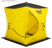 Палатка зимняя «ТОНАР» Helios EXTREME V2.0 куб (широкий вход), 1,8 × 1,8 м, цвет жёлтый/чёрный
