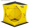 Палатка зимняя «ТОНАР» Helios EXTREME V2.0 куб (широкий вход), 1,8 × 1,8 м, цвет жёлтый/чёрный