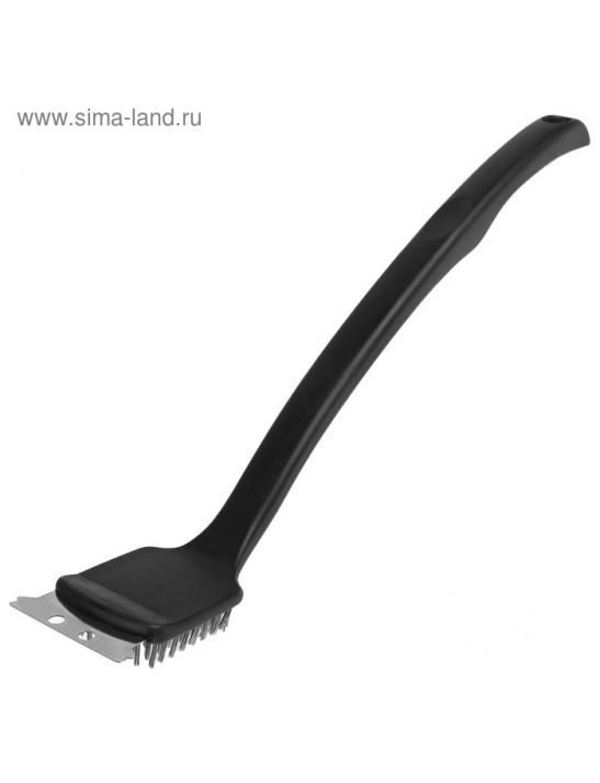Щётка для чистки гриля, 45 см, на длинной ручке (щетка, скребок)
