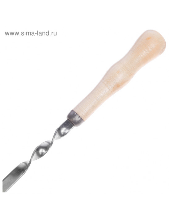 Шампур с деревянной ручкой 52,5 х 1 х 0,2 см