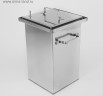 Коптильня 45 × 25 × 25 см, нержавеющая сталь 1,5 мм