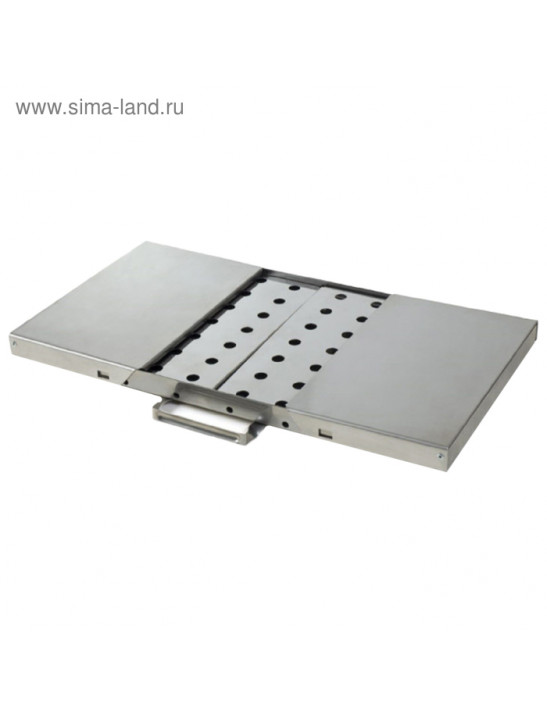 Мангал-дипломат, сталь 1,5 мм, 6 шампуров 39 см, с сумкой, размер 41 x 28 x 21 см