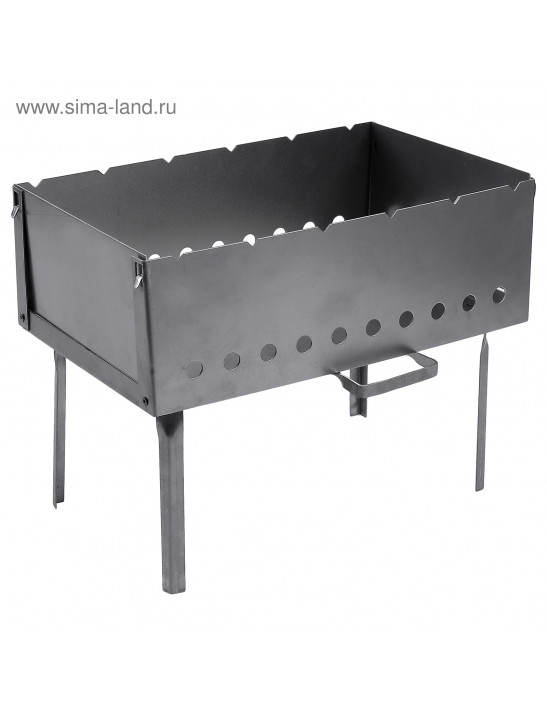 Мангал-дипломат №1 40 × 25 × 40 см, сталь 1,5 мм, в сумке