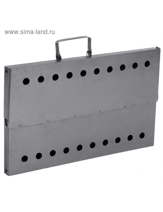 Мангал-дипломат №1 40 × 25 × 40 см, сталь 1,5 мм, в сумке
