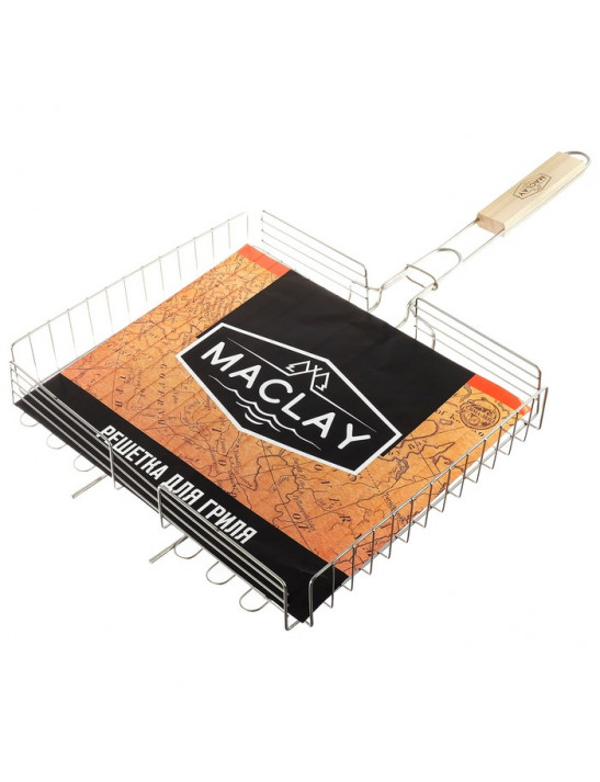 Решётка-гриль универсальная Maclay, нержавеющая сталь, размер 37 × 31,5 см