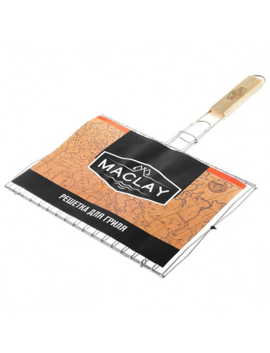Решётка-гриль для рыбы двойная Maclay, нержавеющая сталь, размер 33,8 × 25 см