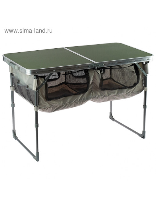 Стол ССТ-3П, 102 х 50 х 44,5 / 61 см, цвет хаки