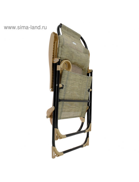 Кресло-шезлонг с полкой КШ2/3, 75 x 59 x 109 см, ротанг
