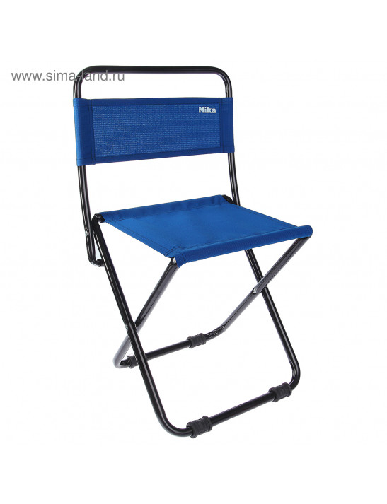 Стул складной походный ПС1, 38,5 x 37 x 65 см, синий