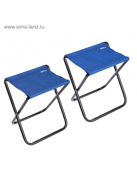 Набор стульев НПС в сумке, набор 2 штуки, 34 x 30 x 37 см, цвет синий