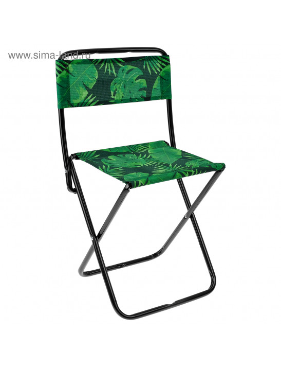 Стул складной ПС2/2, 38,5 x 36,5 x 64,5 см, тропические листья